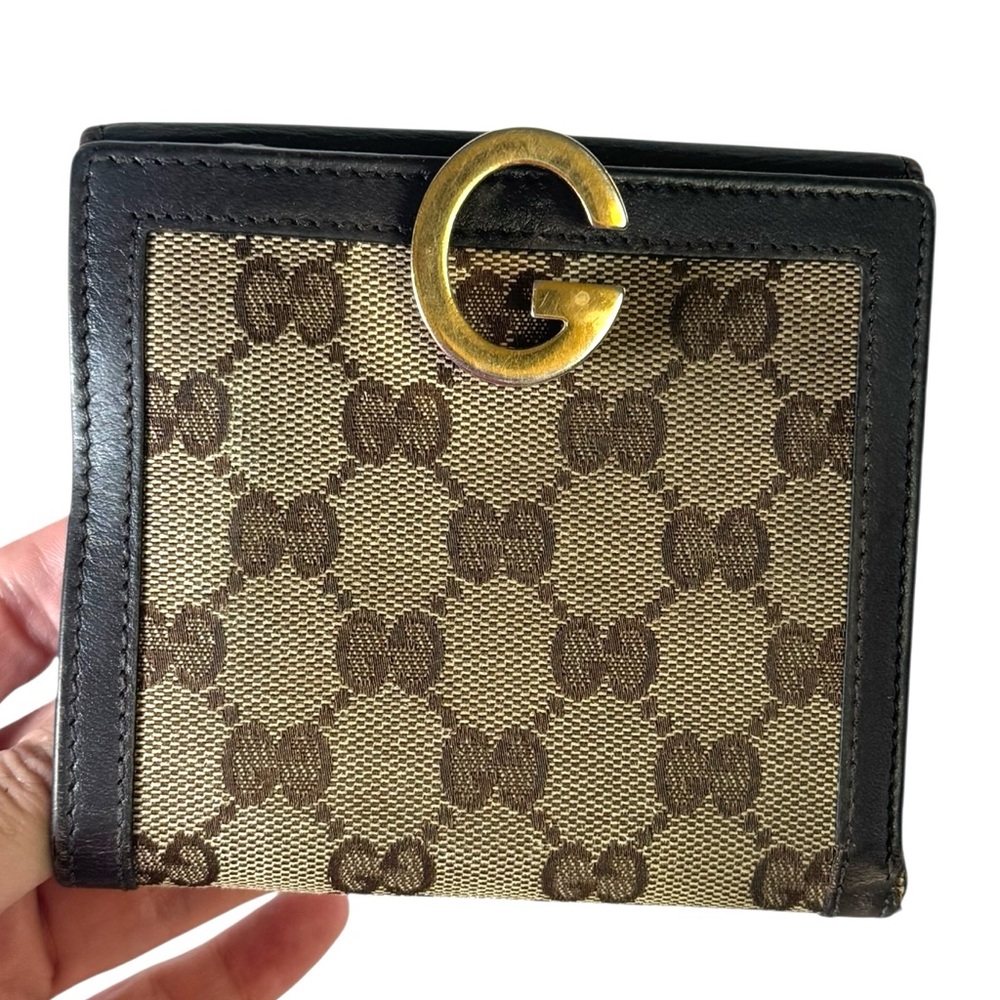 Gucci Black and Brown Wallet
